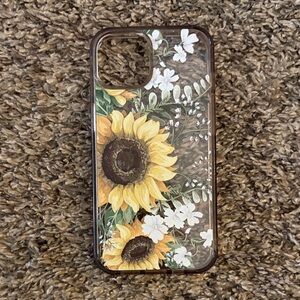 Floral Phone Case - Sunflower Design